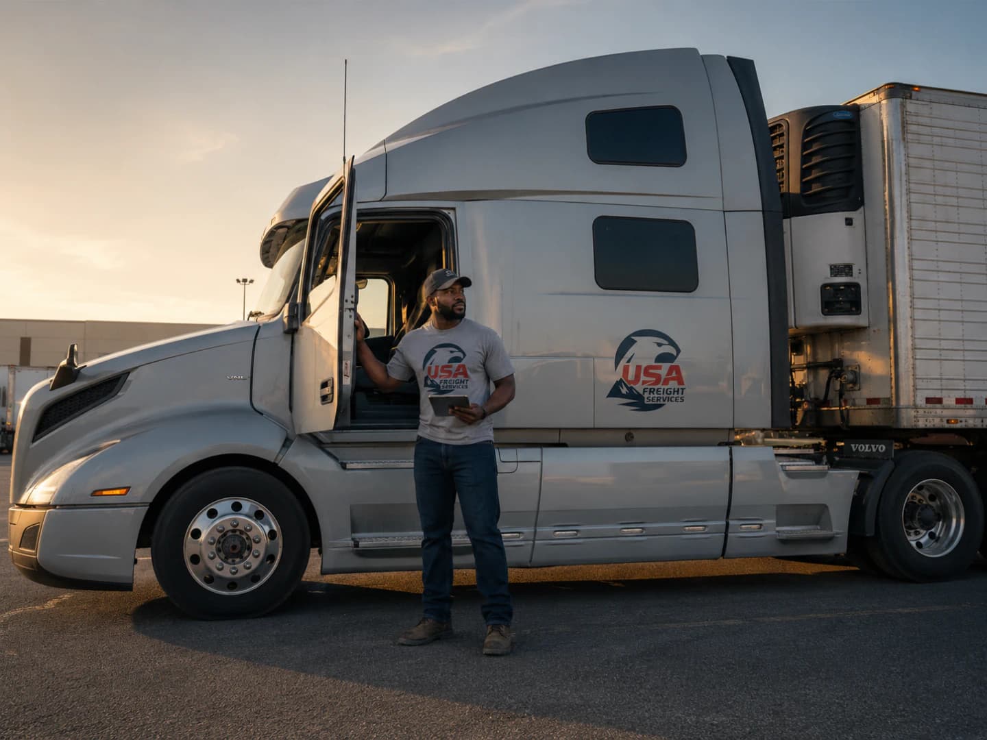 Professional truck driver